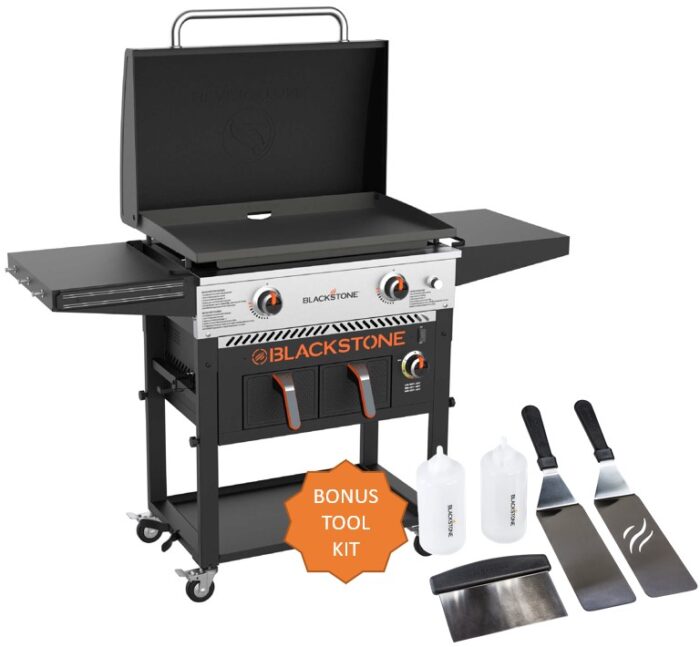 Blackstone 28" Griddle Plus Series Griddle with Air Fryer and Hood