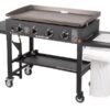 36" Griddle Cooking Station With Accessory Side Shelf