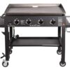 36" Griddle Cooking Station With Accessory Side Shelf - Image 5