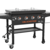 36" Griddle W/Hard Cover & High Shelves - Image 4