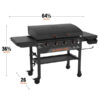 36in Original Omnivore Griddle with hood