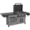 image of Bronco 28 XL Griddle Vertical Pellet Smoker Combo
