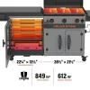 image of Bronco 28 XL Griddle Vertical Pellet Smoker Combo