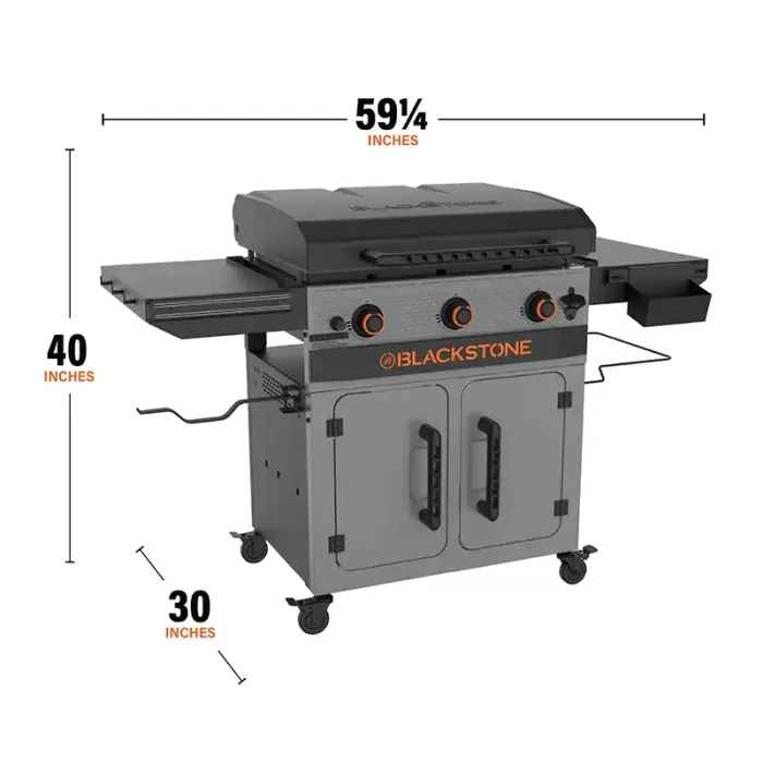 an image of Bronco 28 XL Griddle with Cabinet