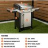 Blackstone ProSeries 2-Burner 22" Propane Omnivore Griddle with Dual Side Shelves - Image 2