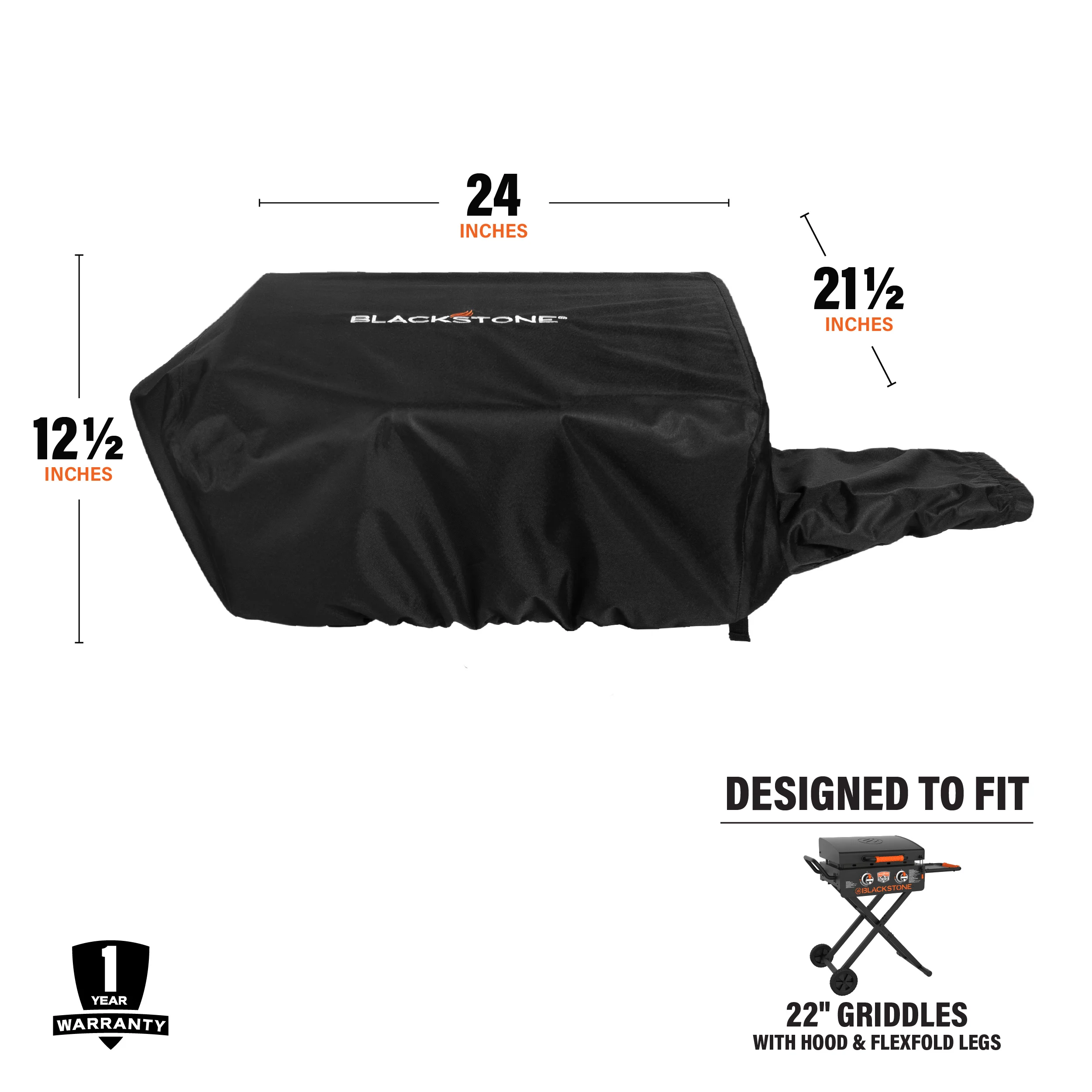 Blackstone On-the-Go Series Soft Cover for 22" FlexFold Griddle - Image 6